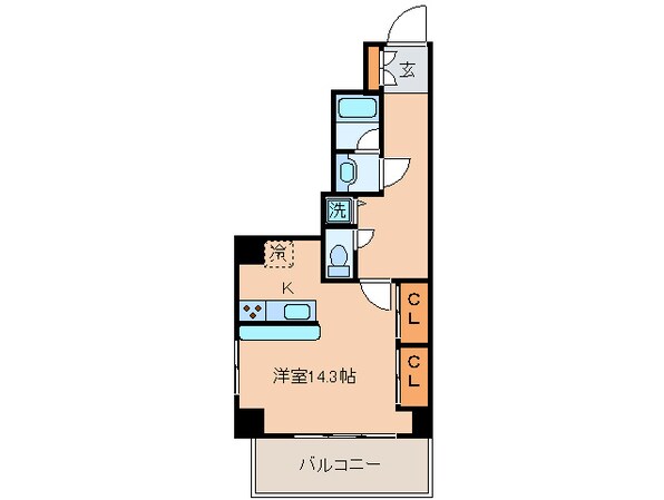 スタジオスクエア大須の物件間取画像